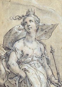 Juno af Hendrik Goltzius